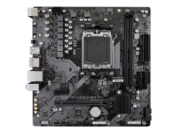 Gigabyte A620M H - Hovedkort - micro ATX - Socket AM5 - AMD A620 Chipset - USB 3.2 Gen 1, USB-C 3.2 Gen 1 - Gigabit LAN - innbygd grafikk (CPU krev...
