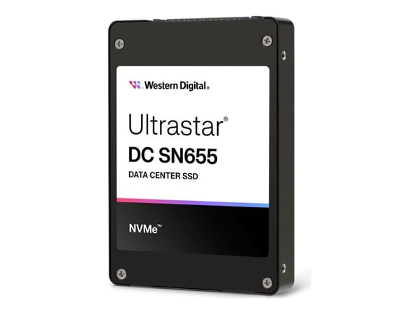 WD Ultrastar DC SN655 WUS5EA138ESP7E1 - SSD - 3,84 TB - intern - 2,5" - U.3 PCIe 4.0 (NVMe)