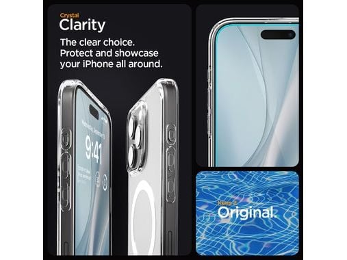 Spigen AGL06898, Apple, iPhone 15 Pro, Ripebestandig, Sjokkresistent, 1 stykker