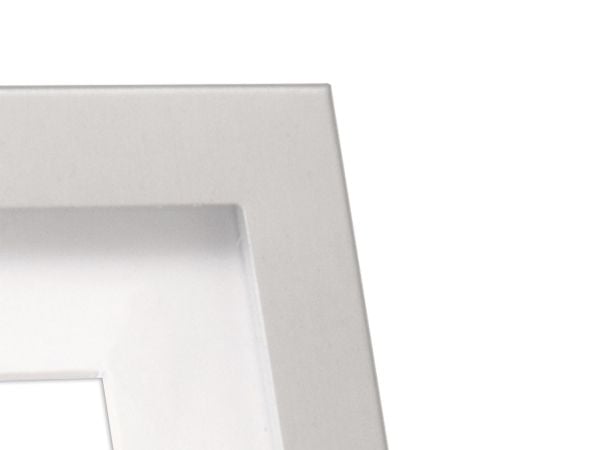Zilverstad Nevada, Enkel bilderamme, Aluminium, Sølv, Matte, Bord, Vegg, 10 x 15 cm