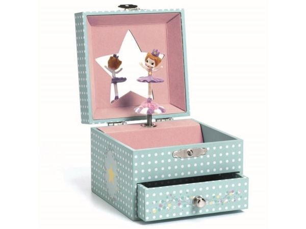 DJECO Ballerina, Leksaksspeldosa, Multifärg