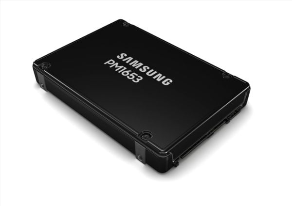 Samsung PM1653 MZILG7T6HBLA - SSD - Enterprise - 7.68 TB - intern (stasjonær) - 2.5" - SAS 24Gb/s