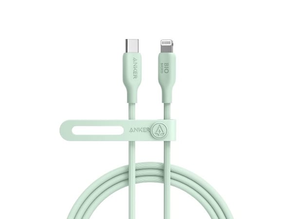 Anker 541, 1,8 m, Lightning, USB C, urosliitin, urosliitin, vihreä