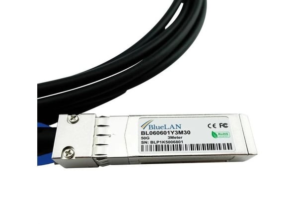 BlueOptics MCP2M50-G02AE26-BL, 3 m, SFP56, SFP56, Hankjønn/hankjønn