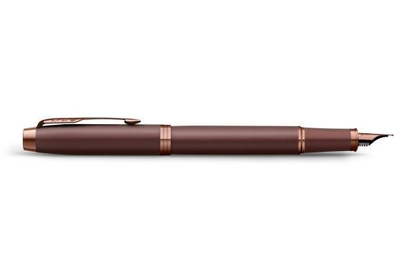 Parker 2190512, Brun, Fyllesystem med patron, Blå, Rustfritt stål, Lakk, Rustfritt stål