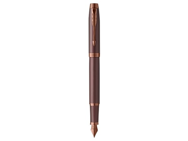 Parker 2190512, Brun, Fyllesystem med patron, Blå, Rustfritt stål, Lakk, Rustfritt stål