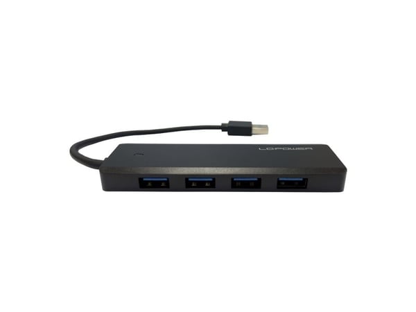 LC Power LC-HUB-U3-4-V2 - Hub - 4 x USB 3.2 Gen 1 + 1 x USB-C - stasjonær