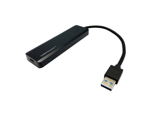 LC Power LC-HUB-U3-4-V2 - Hub - 4 x USB 3.2 Gen 1 + 1 x USB-C - stasjonær
