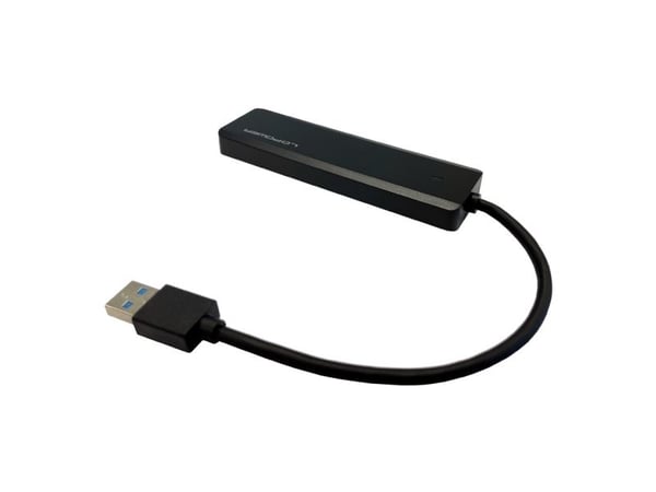 LC Power LC-HUB-U3-4-V2 - Hub - 4 x USB 3.2 Gen 1 + 1 x USB-C - stasjonær
