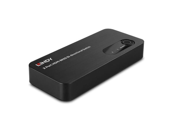 Lindy 38339, HDMI, ABS, Svart, 120 Hz, 3840 x 2160, 7680 x 4320, 48 Gbit/s