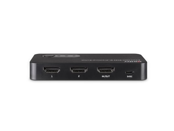 Lindy 38339, HDMI, ABS, Svart, 120 Hz, 3840 x 2160, 7680 x 4320, 48 Gbit/s