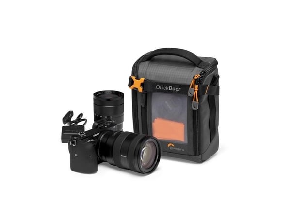 Lowepro GearUp Creator Box M II - Eske for digitalfotokamera med linser - 600D polyester, 70D trippel ripstop-nylon - grå