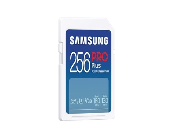 Samsung PRO Plus MB-SD256SB - Flashminnekort - 256 GB - Video Class V30 / UHS-I U3 - SDXC UHS-I - hvit