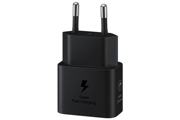 Samsung EP-T2510N - Strømadapter - 25 watt - 3 A - PD 3.0, PD/PPS, SFC (24 pin USB-C) - USB-C - svart