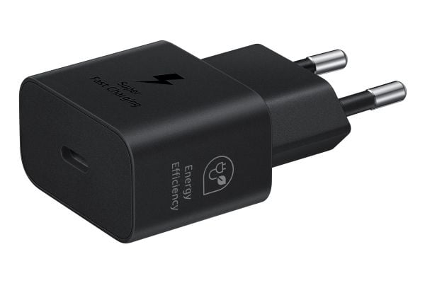 Samsung EP-T2510N - Strømadapter - 25 watt - 3 A - PD 3.0, PD/PPS, SFC (24 pin USB-C) - USB-C - svart