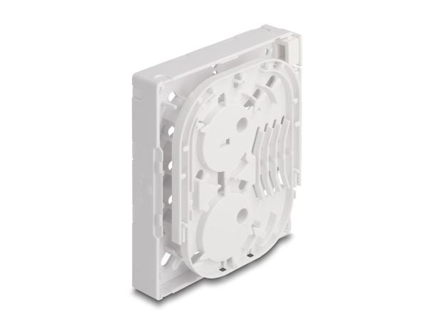 Delockin seinäasennettava valokuituliitäntärasia FTTH 4 x SC simplex tai LC duplex valkoinen