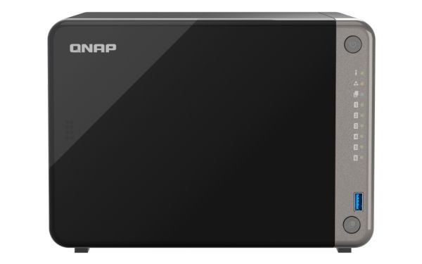 QNAP TS-AI642-8G, NAS, Tower, ARM, Cortex-A76, Musta