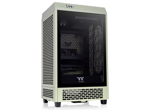 Thermaltake Tower 200, Mini Tower, PC, Vihreä, Mini-ITX, Pelaaminen, 20 cm