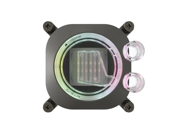 CORSAIR iCUE Link XC7 RGB ELITE - Væskeklølt system CPU-vannblokk - (for: AM4, LGA1700, AM5) - forniklet kobbersokkel - stealth gray