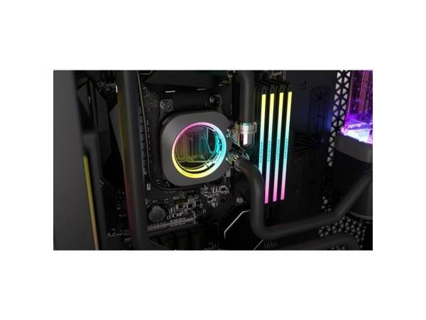CORSAIR iCUE Link XC7 RGB ELITE - Væskeklølt system CPU-vannblokk - (for: AM4, LGA1700, AM5) - forniklet kobbersokkel - stealth gray