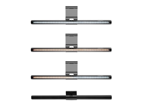 Savio LB-02 Lightbar LED USB monitor lamp 5W black, Rektangulær, Overflatemontert, Sort, Aluminium, Hjem, Kontor, 5 W