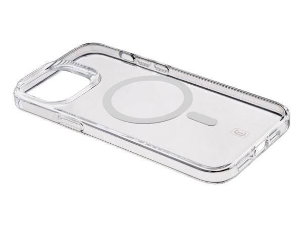Cellular Line Gloss Mag - Baksidesskydd för mobiltelefon - magnetisk - MagSafe-kompatibilitet - transparent - för Apple iPhone 15