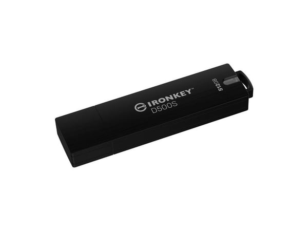 Kingston IronKey D500S - USB flash-enhet - krypterat - FIPS 140-3 Level 3 - 512 GB - USB 3.2 Gen 1 - TAA-kompatibel