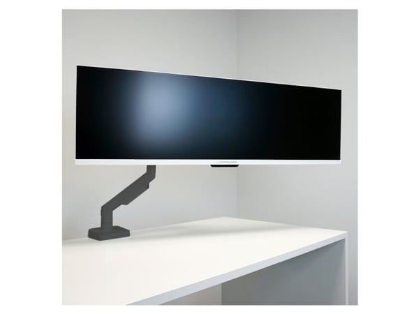 LC Power LC-EQ-A49B - Monteringssett (skjermarm) - for flatpanel - metall, plastikk - svart - skjermstørrelse: 17"-49"