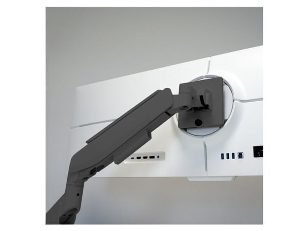 LC Power LC-EQ-A49B - Monteringssett (skjermarm) - for flatpanel - metall, plastikk - svart - skjermstørrelse: 17"-49"