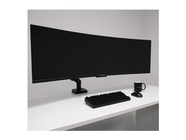 LC Power LC-EQ-A49B - Monteringssett (skjermarm) - for flatpanel - metall, plastikk - svart - skjermstørrelse: 17"-49"