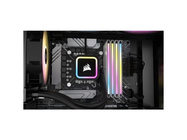 CORSAIR Dominator Titanium RGB - DDR5 - sett - 48 GB: 2 x 24 GB - DIMM 288-pin - 7200 MHz / PC5-57600 - CL36 - 1.4 V - ikke-bufret - hvit