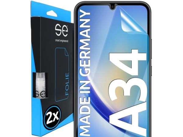 Smart Engineered SE0-F0101-0395-23-M, Samsung, Galaxy A34, Gjennomsiktig, 2 stykker