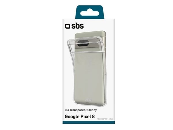 SBS TESKINGOPIX8T, Suojus, Google, Pixel 8, 15,8 cm (6.2"), Läpinäkyvä