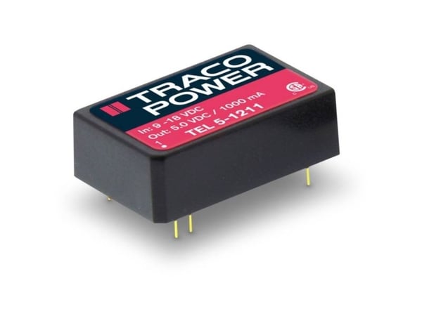 Traco Power TEL 5-1211, 20,3 mm, 10,2 mm, 31,8 mm, 12,4 g, 5 W, 9-18 V