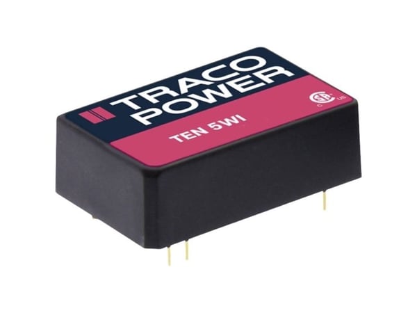 TracoPower TEN 5-2411WI DC/DC-muunnin, piirilevy 24 V/DC 5 V/DC 1 A 5 W Lähtöjen määrä: 1 x