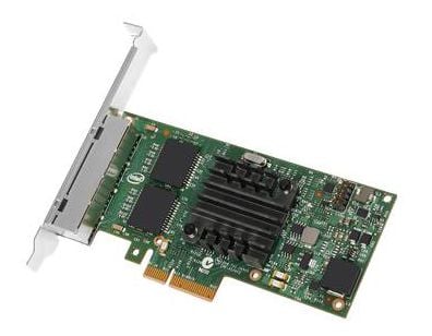 Intel Ethernet Server Adapter I350-T4 - Nettverksadapter - PCIe 2.1 x4 lav profil - 1000Base-T x 4