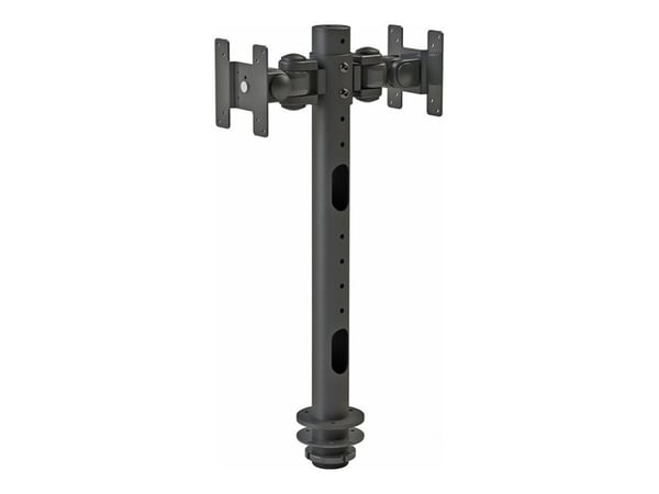 Neomounts FPMA-D050D - Monteringssett - full bevegelse - for 2 LCD-skjermer - svart - skjermstørrelse: 10"-30" - malje, skrivebordsmonterbar