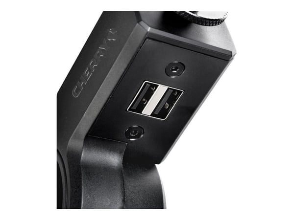 CHERRY MA 6.0 UNI USB-mikrofonipuomi, jossa on integroitu USB HUB