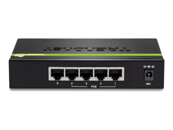 TRENDnet TPE TG50g - Switch - 4 x 10/100/1000 (PoE+) + 1 x 10/100/1000 - stasjonær - PoE+ (31 W) - TAA-samsvar