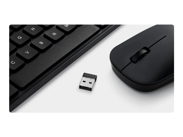 Xiaomi WXJS01YM - Tastatur- og mussett - trådløs - 2.4 GHz - QWERTY - USA