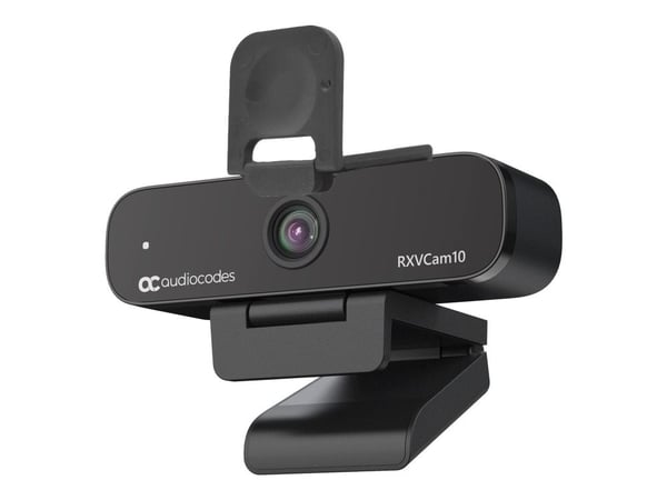 AudioCodes RXVCam10 - Webbkamera - färg - 2 MP - 1920 x 1080 - 1080p - fast lins - USB 2.0 - MJPEG, H.264, H.265, YUV2 - DC 5 V