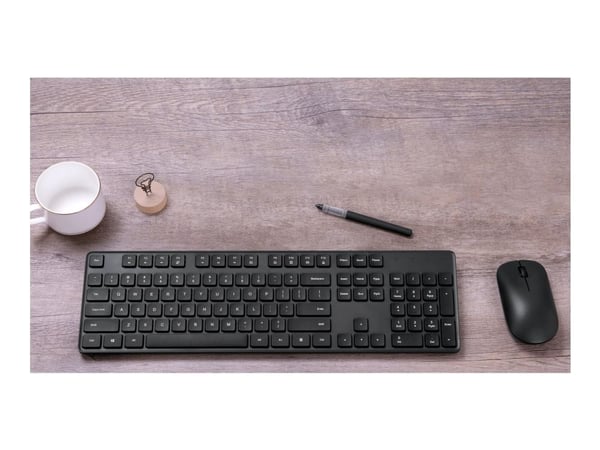 Xiaomi WXJS01YM - Tastatur- og mussett - trådløs - 2.4 GHz - QWERTY - USA