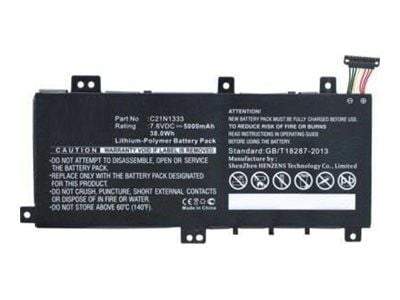 CoreParts - Akku tietokoneen akkuun - Litium-polymeeri - 5000 mAh - 38 Wh - lajittelu - ASUS Transformer Book Flip TP550LD:lle