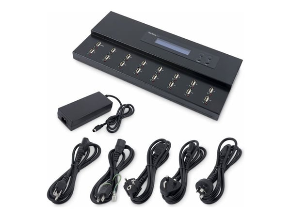 StarTech Standalone USB Duplicator - USB Duplicator and Eraser - USB 3.0, 2.0, 1.1 - 1:15 USB Flashdrive - USB Thumb Drive (USBDUPE115) - USB-stasj...