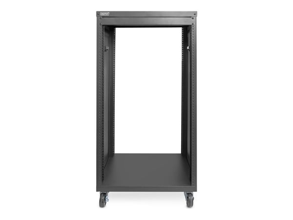 DIGITUS 19-tums rack med hjul svart 21U/AVS/1000x507x460mm