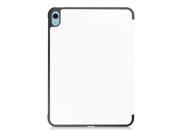 CoreParts - Lommebok for nettbrett - tri-fold caster, with auto-wake function - polyuretanlær - hvit - for Apple 10.9-inch iPad Wi-Fi (10. generasjon)