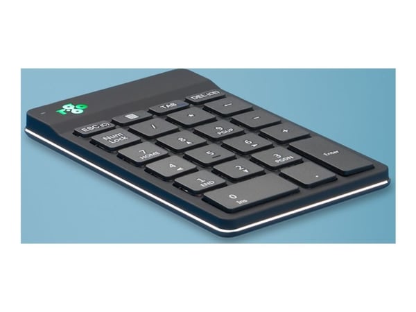 R-Go Numeric keyboard Compact break - Tastegruppe - trådløs - Bluetooth 2.0 - svart