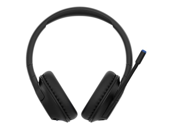 Belkin SoundForm Inspire - Kids Edition - hodesett - full størrelse - Bluetooth - trådløs, kablet - 3,5 mm jakk - svart