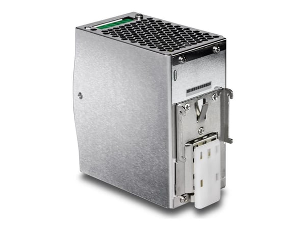 TRENDnet TI-S24048 - Strømforsyning (DIN-skinnemonterbar) - AC 100-240 V - 240 watt - aktiv PFC - TAA-samsvar - for TRENDnet TI-G160i-M, TI-PG80