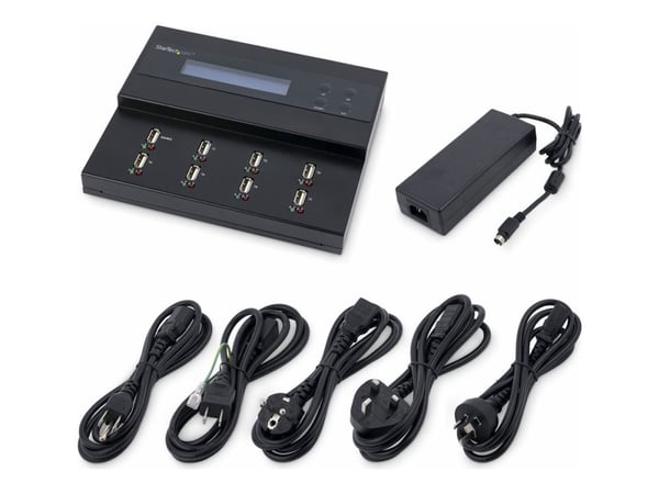 StarTech USB Duplicator - 1:7 - USB Flash Drives - Flash Drive Duplicator (USBDUPE17) - USB-enhetsduplikator - 7 fack - TAA-kompatibel
